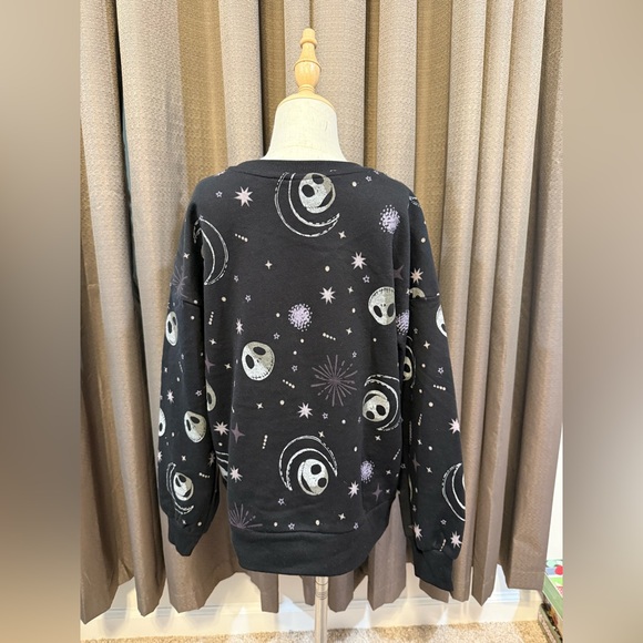 New Nightmare Before Christmas Girls Graphic Fleece Sweatshirt Large / XL - Picture 2 of 7